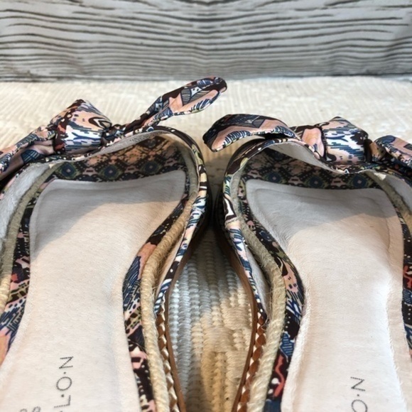 Caslon Darcie Morrocan Bow Fabric Slide Sandal 6.5 - Picture 12 of 13